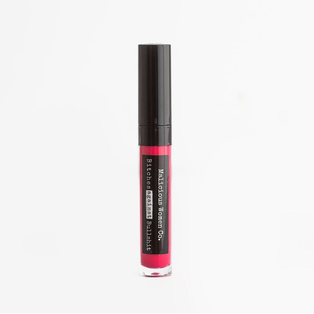 Bitches Against Bullshit - Malicious Matte Liquid Lipstick - Bitch Slap! (Fuchsia) - Malicious Women Co. - Makeup